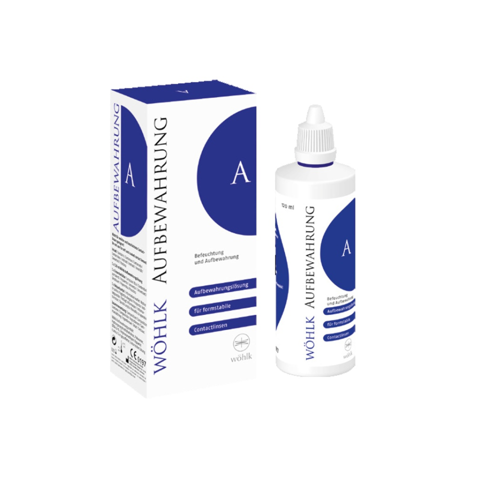 Wöhlk Aufbewahrung 120 ml Kontakt Lens Solüsyonu