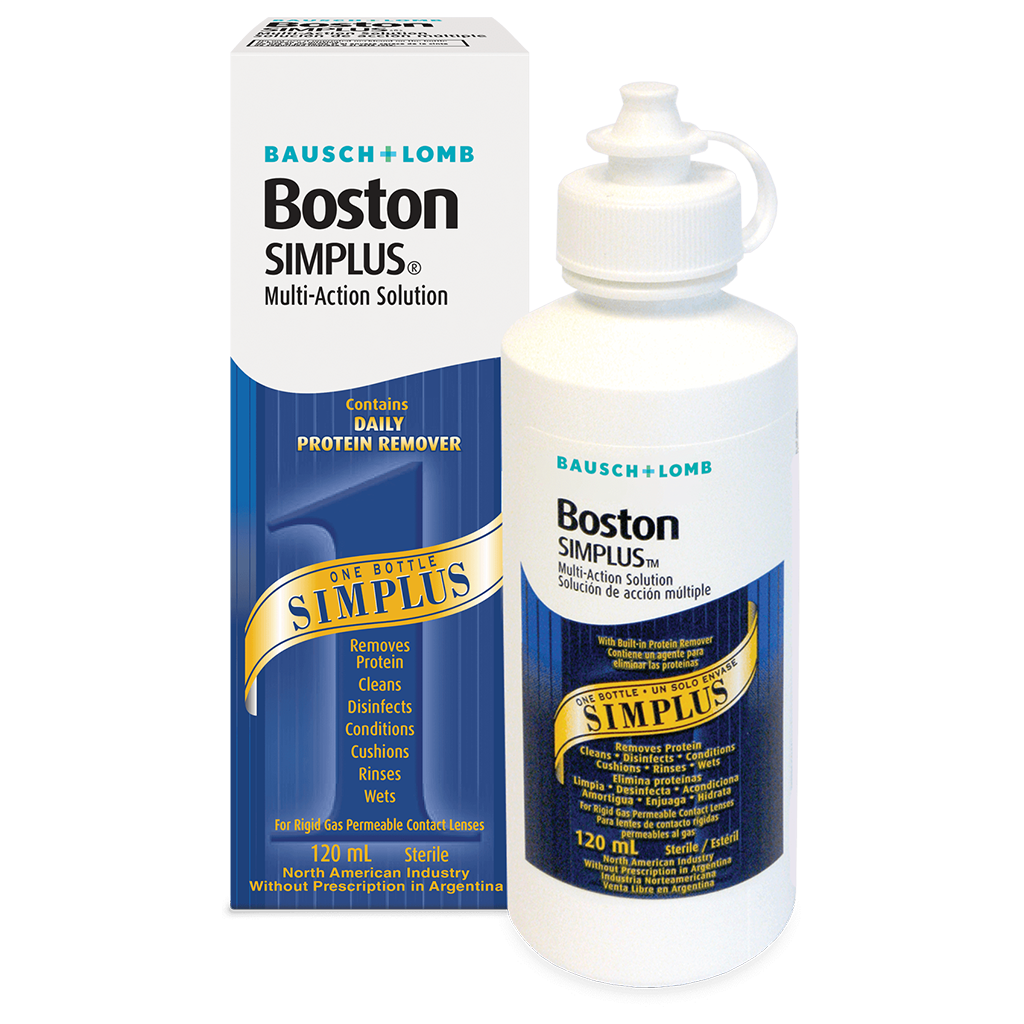 Bausch+Lomb Boston SIMPLUS 120 mL Kontakt Lens Solüsyonu
